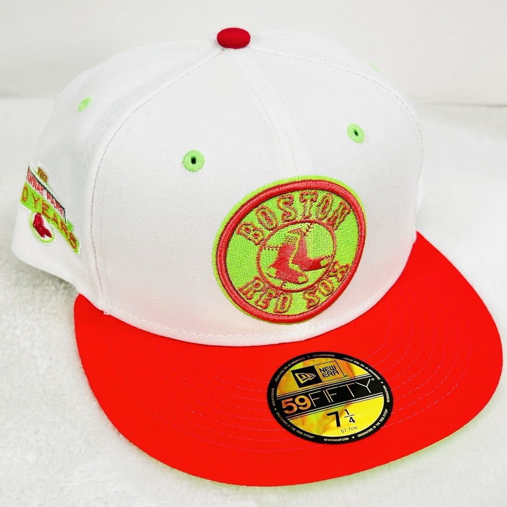 Boston Red Sox New Era Fenway Park 100 Years 59FIFTY Fitted Hat Cap 7 1/4 MLB